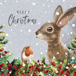 Wide Eyes Christmas card