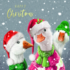 Christmas Gaggle Christmas card